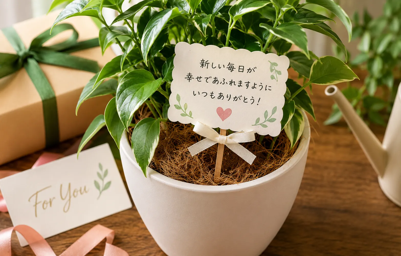 植木鉢の中のキーカード