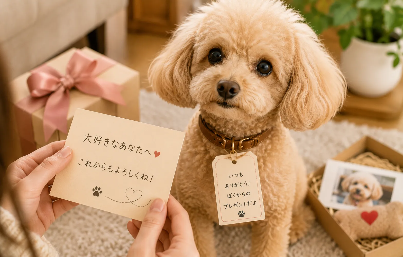 ペットの首輪メッセージ