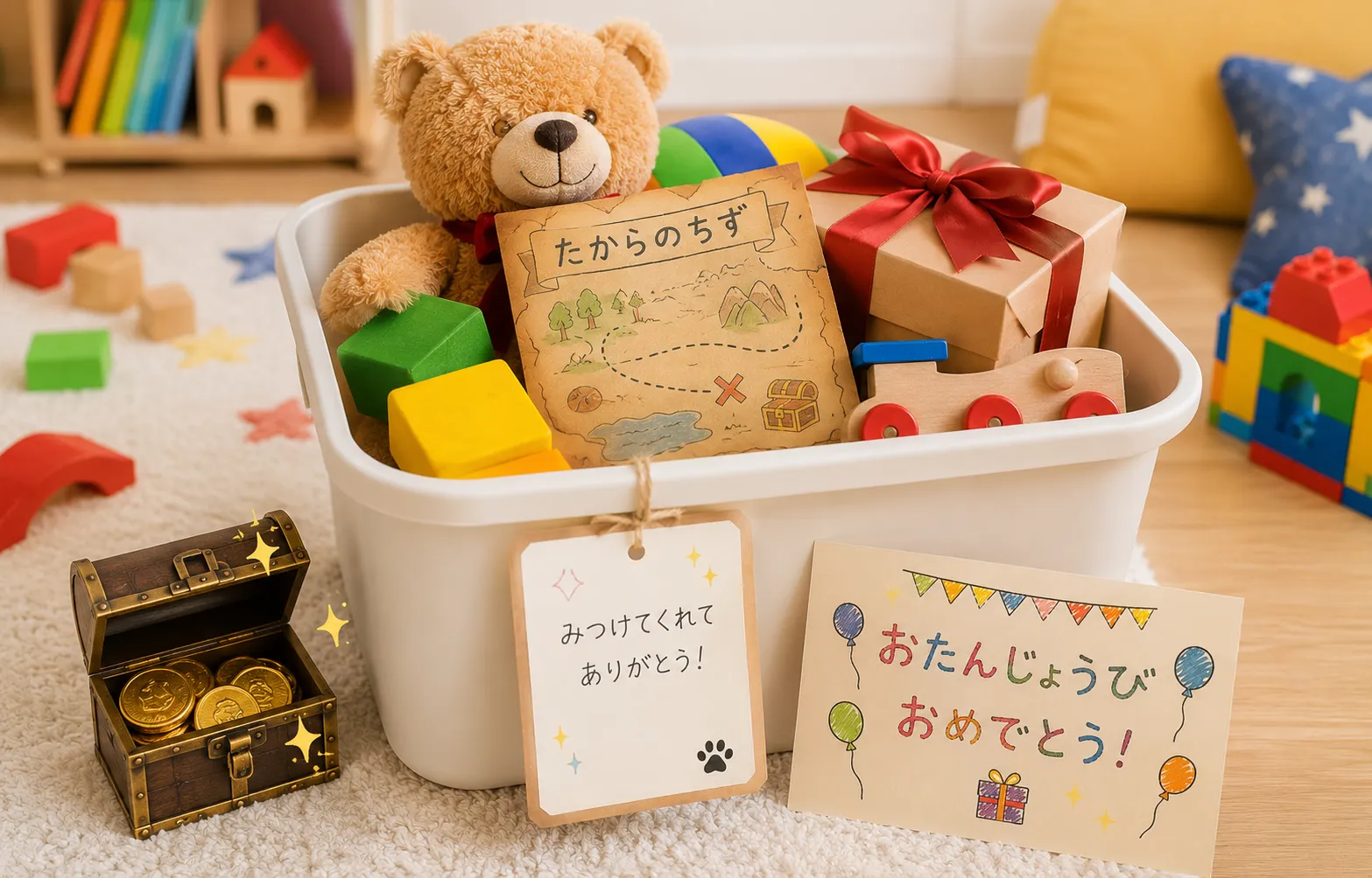 子どものおもちゃ箱サプライズ