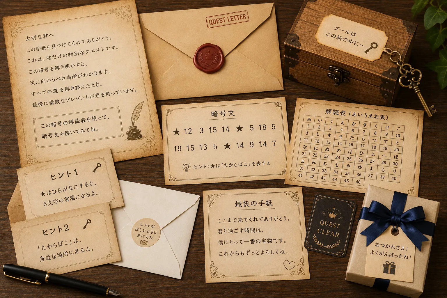 暗号文レタークエスト