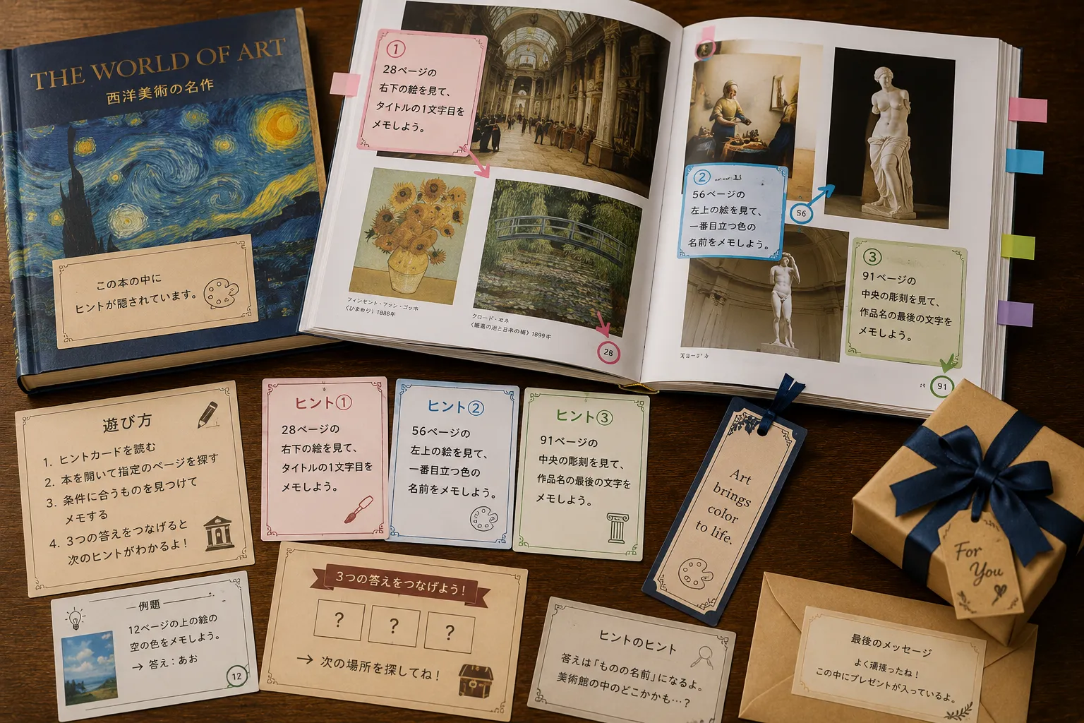 本のページ番号ヒント