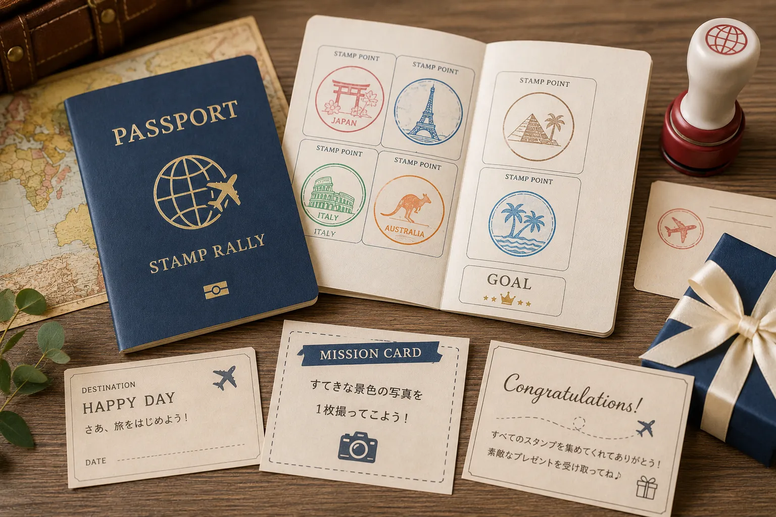 パスポート式スタンプラリー