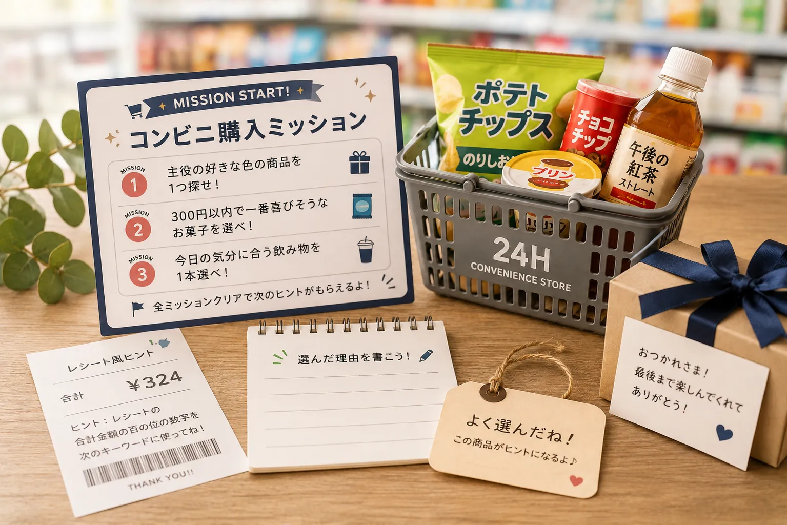 コンビニ購入ミッション